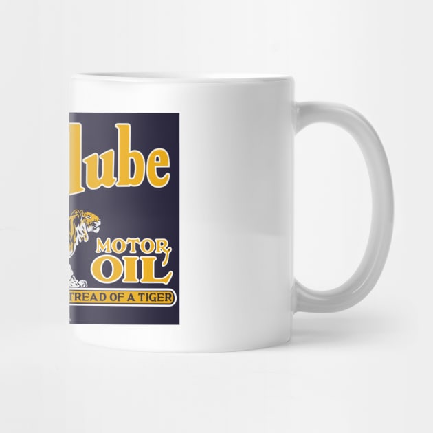 Power Lube Motor Oil old sign reproduction by Hit the Road Designs
